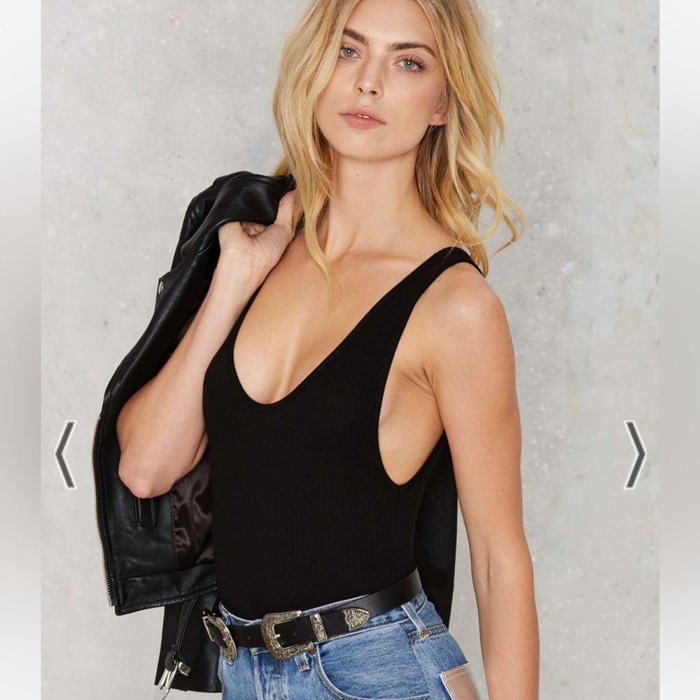 Nasty Gal Black Bodysuit